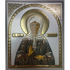 Икона св. блаж. Матрона (Греция) 18х15см