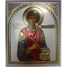 Икона св. вмч. и цел. Пантелеймон (Греция) 18х15см