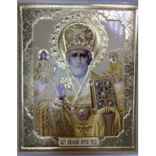 Икона св. Николай Чудотворец (З. Ф.) 18х15