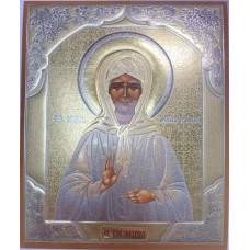 Икона св. блаж. Матрона (З. Ф.) 18х15