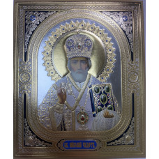 Икона св. Николай Чудотворец (тыс.) (С. Ф.) 18х15