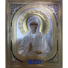 Икона св. блаж. Матрона (тыс.) 18х15