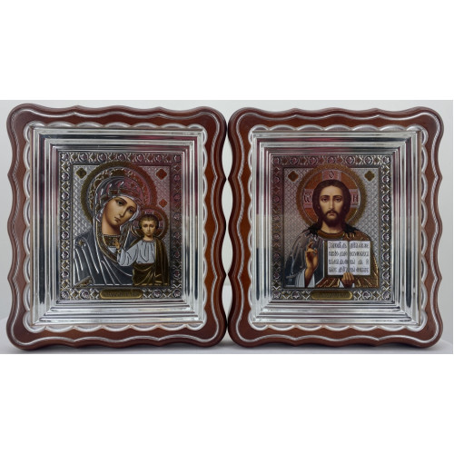 Иконы "Винчающая пара" лит. прямая роза, корр., пат. ср. 27х24см