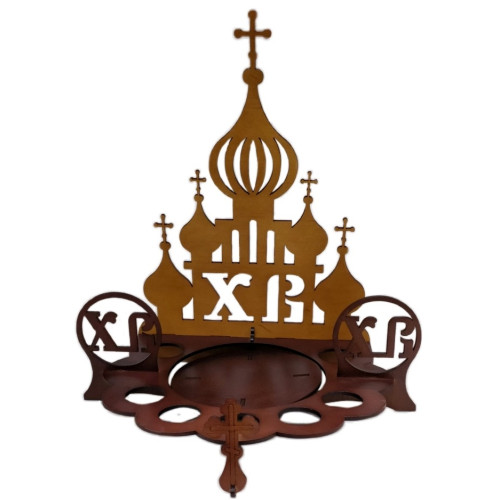 Митра "Xрест" желтая