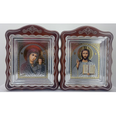 Иконы "Винчающая пара" лит. серая, кор., пат. ср. 30х24см
