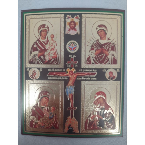 Икона Богородицы "Четырехчастная" Ч. Ф.