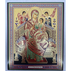 Икона Богородицы "Всецарица" 24х20см
