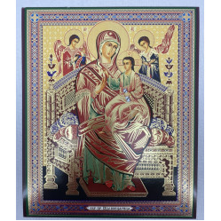 Икона Богородицы "Всецарица" 24х20см