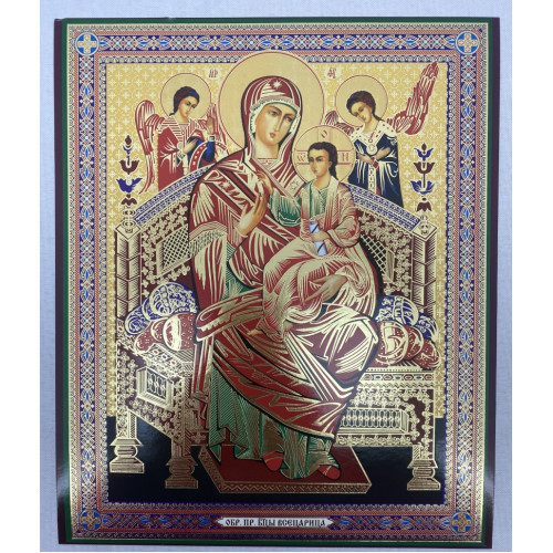 Икона Богородицы "Всецарица" 24х20см