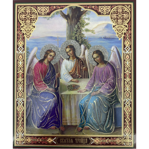Икона Ветхозаветная Троица (К.) 24х20см
