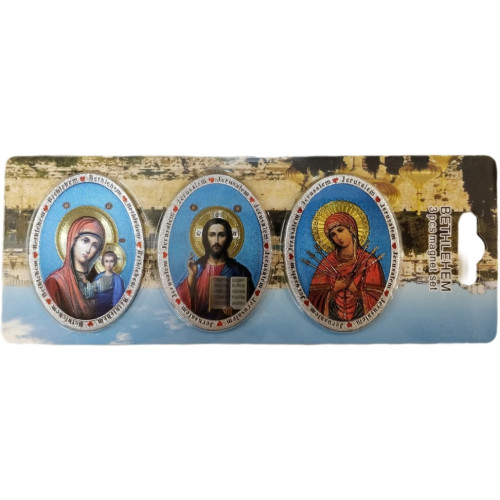Магниты 3шт, размер 6,5х5см