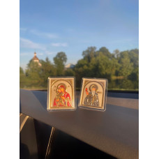 Икона на лепке и подставке, в оргстекле