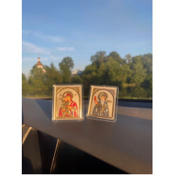 Икона на лепке и подставке, в оргстекле