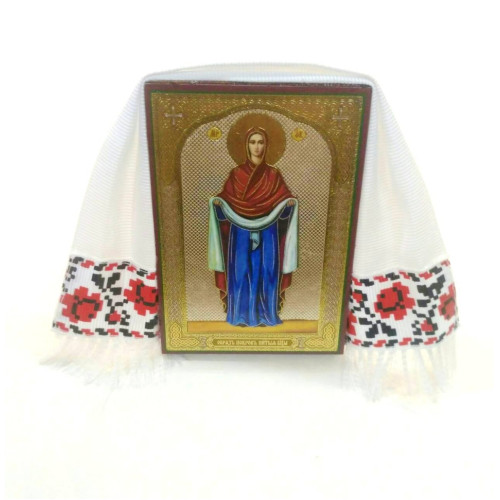 Икона Богородицы: "Покров" 8,5x6