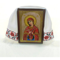 Икона Богородицы "Семистрельная" 8,5x6
