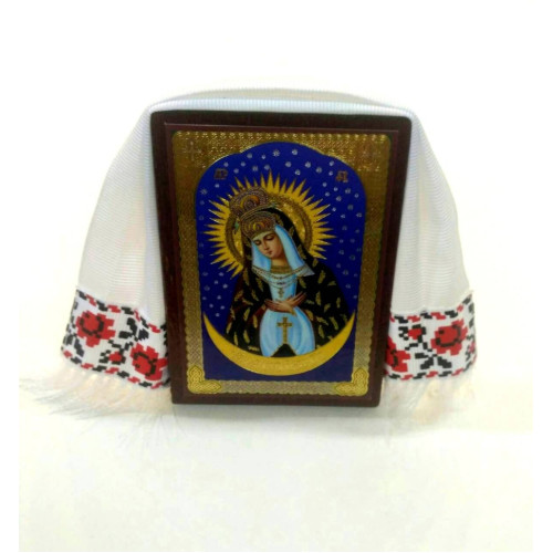 Икона Богородицы: "Остробрамская" 8,5x6