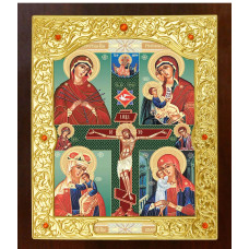 Икона Богородицы: "Четырехчастная"