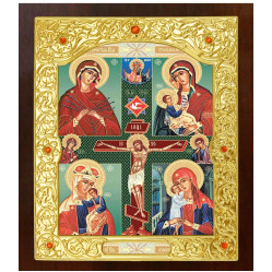 Икона Богородицы: "Четырехчастная"
