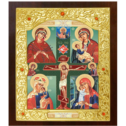Икона Богородицы: "Четырехчастная"