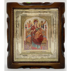 Икона Богородицы "Всецарица" 19х17