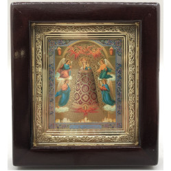 Икона Богородицы "Подавитель разума" 18,5х17