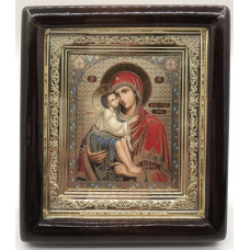 Икона Богородицы "Донская" 18,5х17