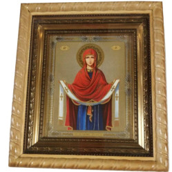 Икона Богородицы: "Покров" 22,5х25,5