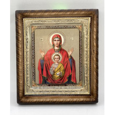 Икона Богородицы "Знамение" 22,5х25,5