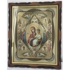 Икона Богородицы "Неопалимая Купина" 44х54