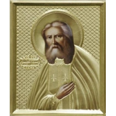 Икона преп. Серафим Саровский в резе 11х13