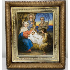 Икона Рождество Христово 22,5х25,5см