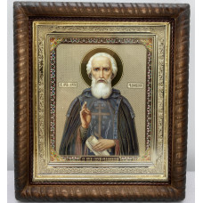 Икона св. преп. Сергей Радонежский 22,5х25,5см