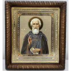 Икона св. преп. Сергей Радонежский 22,5х25,5см