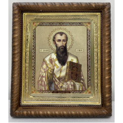 Икона свящ. Василий Большой 22,5х25,5см