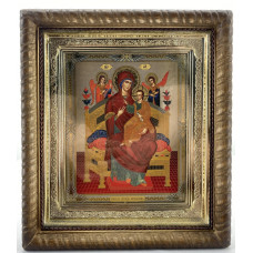 Икона Богородицы "Всецарица" 22,5х25,5