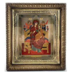 Икона Богородицы "Всецарица" 22,5х25,5