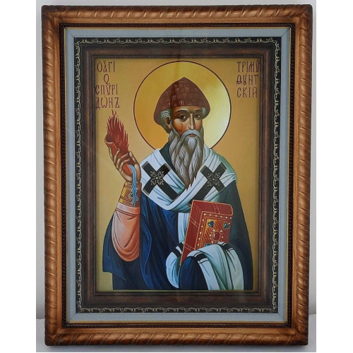 Икона свящ. чудес. Спиридон Тримифунтский