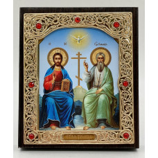 Икона Новозаветная Троица 11х13