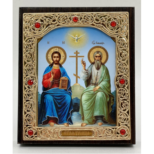 Икона Новозаветная Троица 11х13
