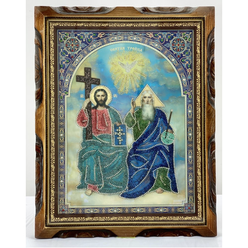 Икона Новозаветная Троица 36х46
