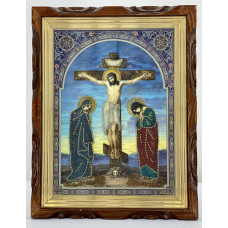 Икона Голгофа 36х46