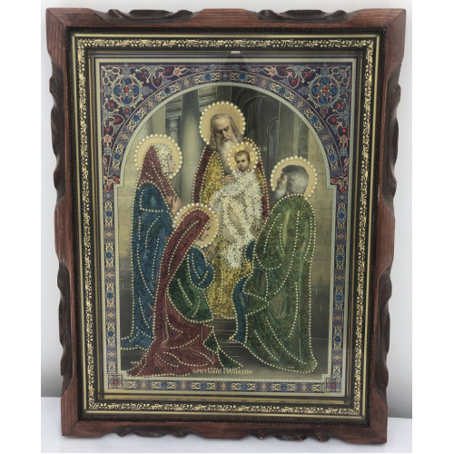 Икона Сретение Господне 36х46