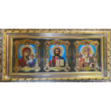 Икона тройник, (багет)