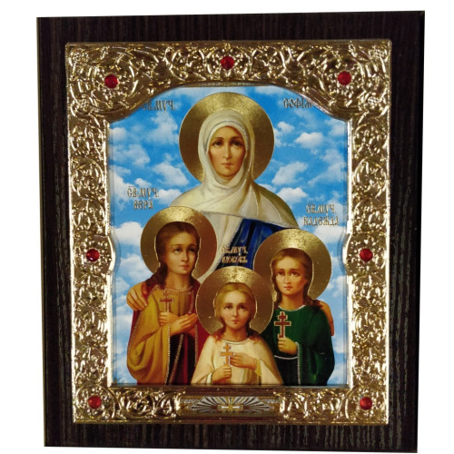Икона мцц. Вера, Надежда, Любовь и мать их София.