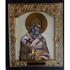 Икона свящ. Спиридона Тримифунтского (пояс) 15х18