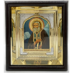 Икона свящ. прп. Серафим Саровский (пояс)