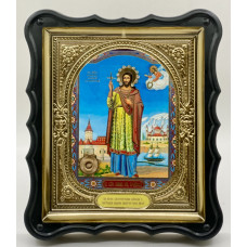 Икона св. вмч. Иоанн Сочавский 28х24х3,5