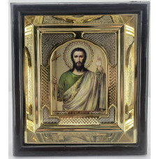 Икона св. вмч. Иоанн Предтеча 19х17см