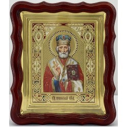 Икона св. Николая Чудотворца (писана)