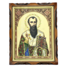 Икона свящ. Василий Большой 36х46